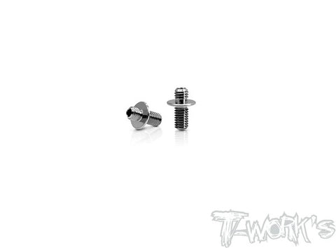 TWORKS Titanium Pro Grubscrew For X4 Front Suspension Arms