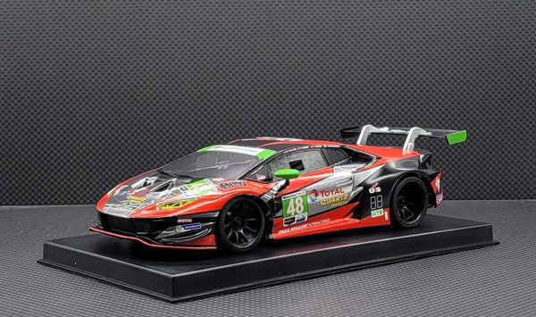 GL-Racing 98mm Lamborghini GT3 Body (Metallic Silver/Red)